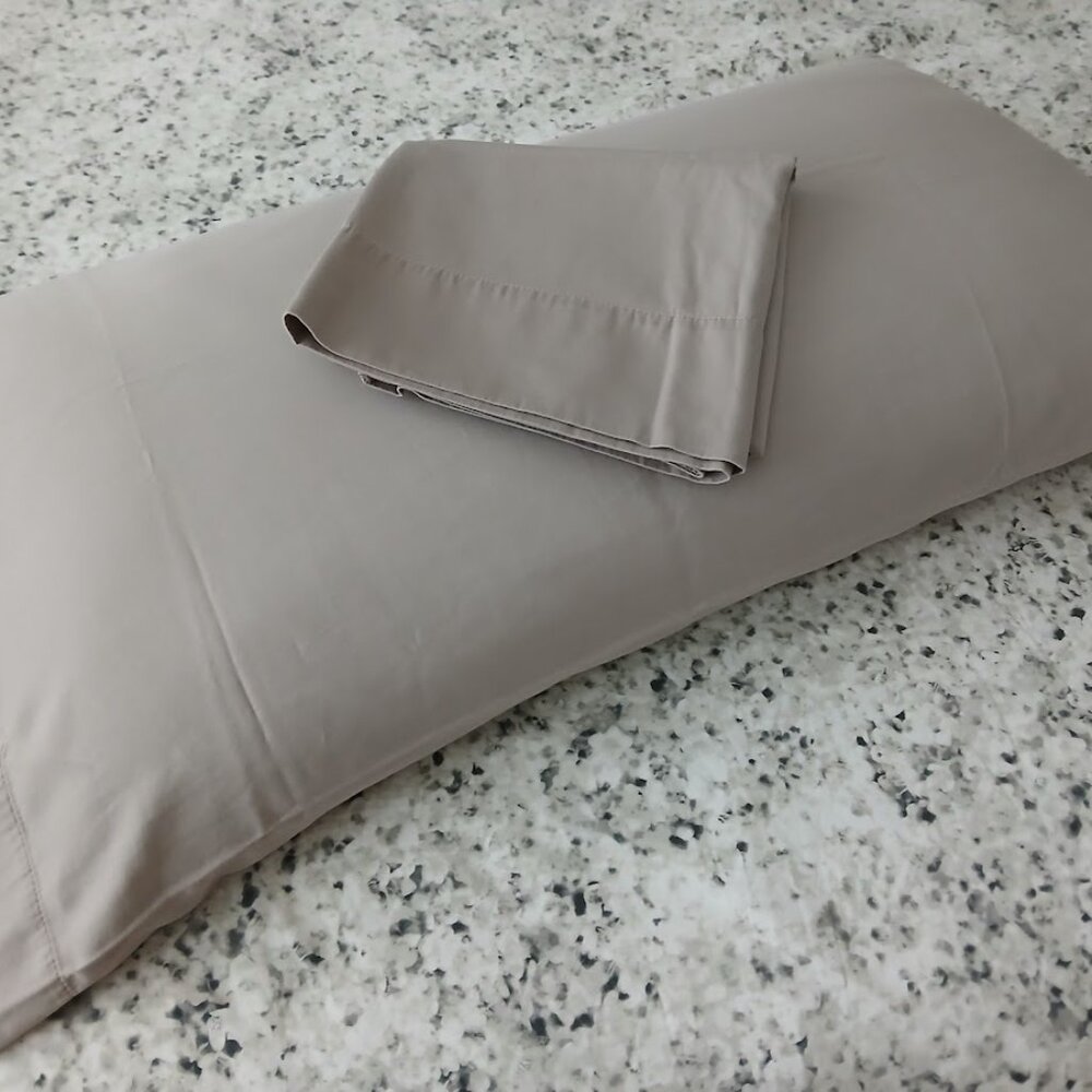 100% Cotton King-size Pillowcases - set of (2)